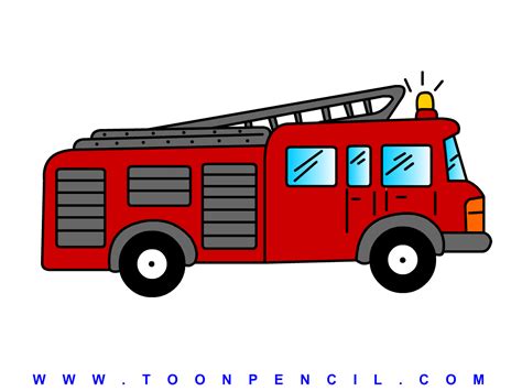 fire truck drawing  kids clip art library