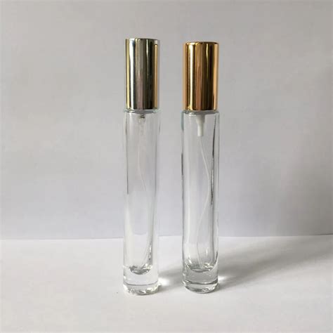 cylindrical perfume glass bottle ml perfume bottle ml  pump