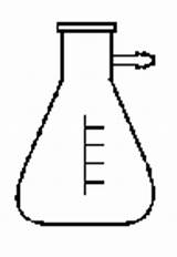 Matraz Kitasato Materiales Quimica Implementos Reconocimiento sketch template