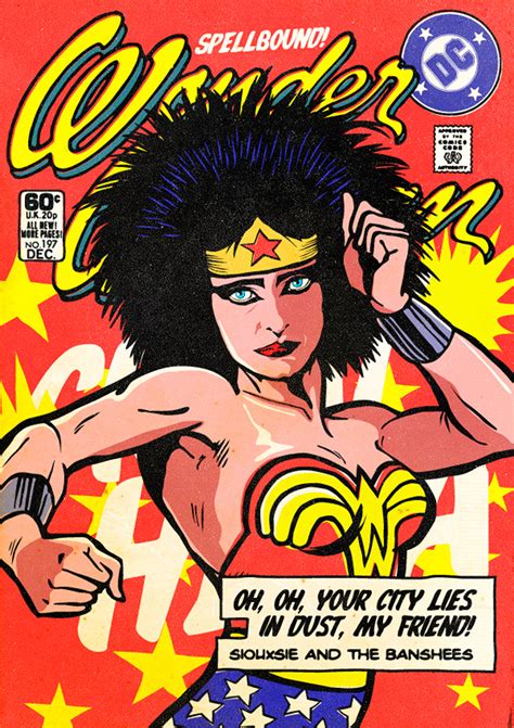 Post Punk And New Wave Rock Stars Reimagined As Superheroes