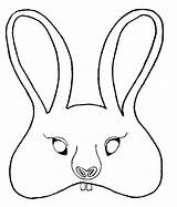 Coloring Mask Para Pages Colorear Masks Rabbit Dibujos Conejo Antifaz sketch template