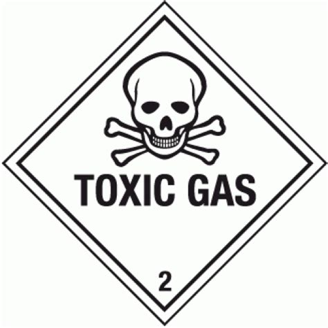toxic gas sign