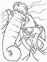 Coloring Ice Age Pages Ellie Popular sketch template