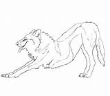 Wolf Sketch Deviantart sketch template