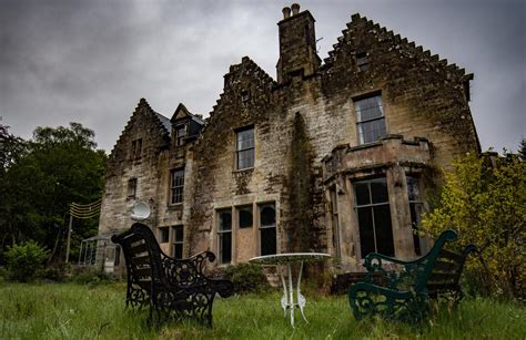 stunning  show abandoned mansion designed  famous scottish