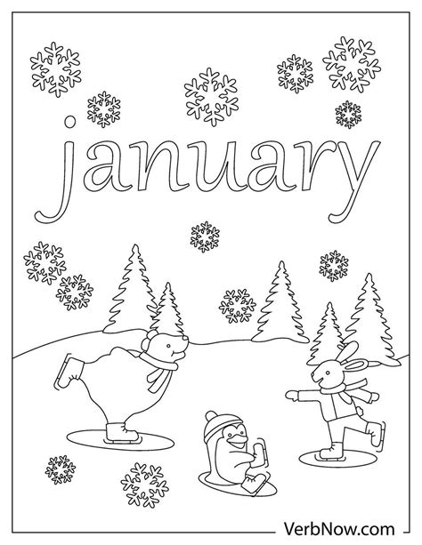 january coloring pages book   printable  verbnow