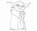 Yoda Coloring Pages Printable Simple Drawing Clipart Clip Getdrawings Old Master Library Books Popular sketch template