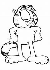 Garfield Indiaparenting Ccoloring sketch template
