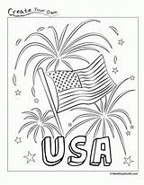 Coloring Pages Fireworks Printable Popular sketch template