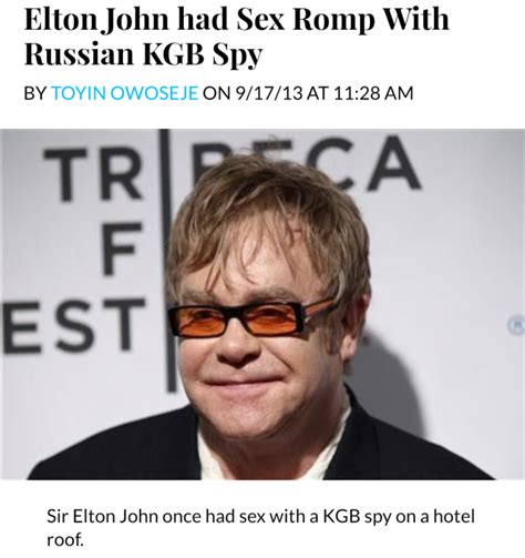No He Showed Me — Sir Elton John Has Admitted To