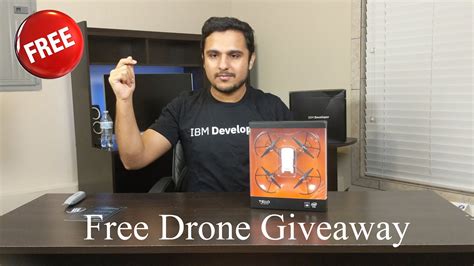 crazy  drone giveaway  ibm  win  highly programmable dji tello drone part