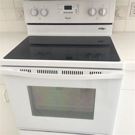 white whirlpool electric stove range oven  sale  pembroke pines fl miles buy  sell