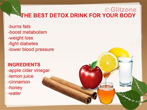 glitzone   detox drink   body