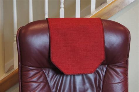 recliner chair headrest cover rusty red upholstery  chairflair recliner headrest chair