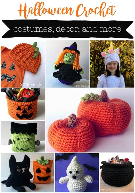 monsters  halloween crochet projects costumes decor