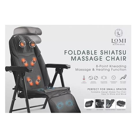 Lomi Massage Foldable Shiatsu Massage Chair Citywide Shop