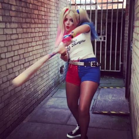 holly willoughby s harley quinn costume is spot on and