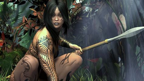 Women Warrior Wallpaper And Background Image 1600x900 Id 231767