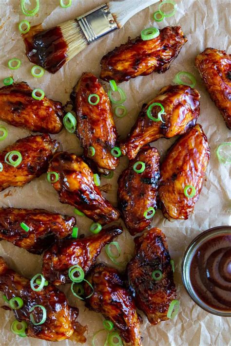 easy bbq wings recipe  homemade sauce simply home cooked
