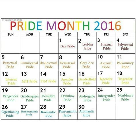pride month calendar pride as opposed to shame and social stigma is