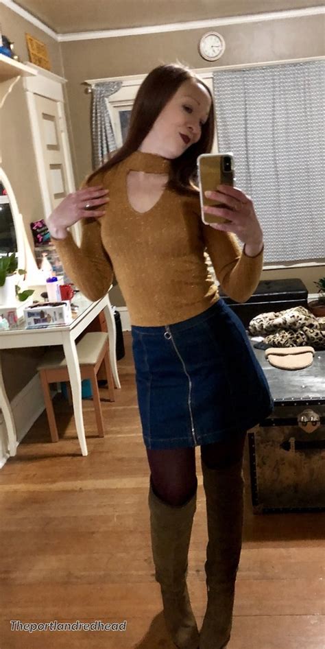 theportlandredhead — styled my 1 skirt this sexy little look was