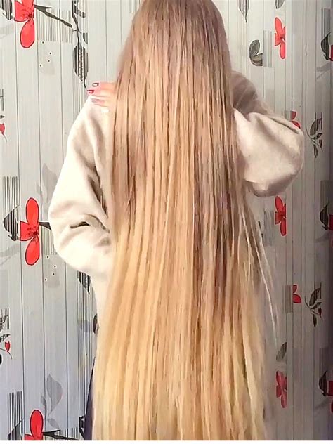 video christina s silky long blonde hair realrapunzels