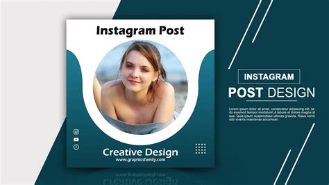 creative instagram post design  psd graphicsfamily