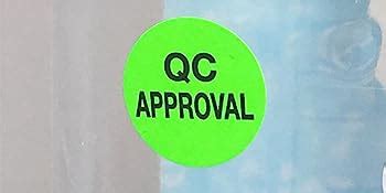 amazoncom quality control qc tested stickers     labels   roll office