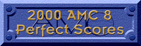 amc  amc perfect scores mathematical association  america