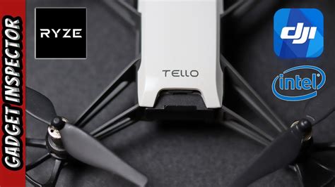 dji tello drone powered  dji  intel review flight  camera test part  youtube