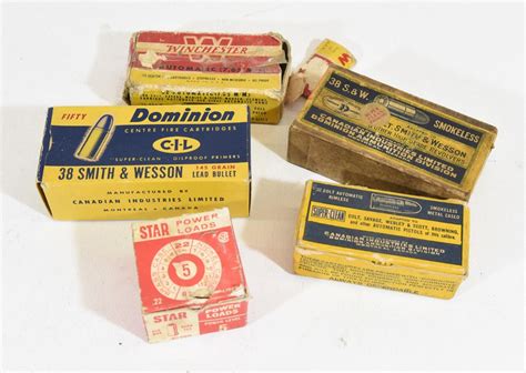 pistol ammo  vintage boxes landsborough auctions