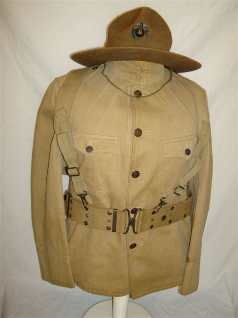 usmc 1912 summer uniform c 1912 campaign hat and