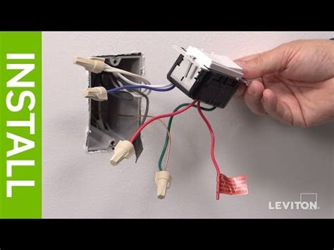 leviton light socket wiring