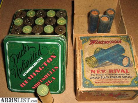 Armslist For Sale Brass Shotgun Shells In Ducks Unlimited Tin Box
