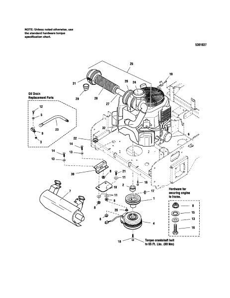 kohler  hp engine parts diagram