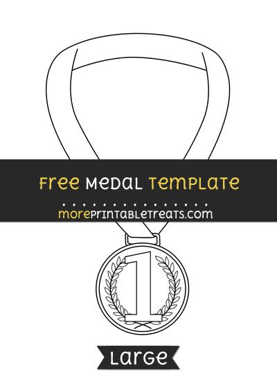 medal template large