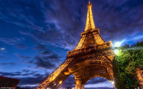 paris eiffel tower  night  beautiful french iron lady france hd desktop wallpaper image