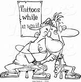 Tattooing Waits Toonaday sketch template
