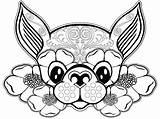 Coloring Pages Chihuahua Mandala Dog Printable Adult Kids Colouring Chiwawa Print Adults Book Puppy Fall Dogs Color Beverly Hills Getdrawings sketch template