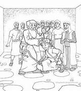 Saul Ungido Goliat Goliath Religionsunterricht Malvorlagen Bibel König Malbücher Chooses L20 Escuela Dominical Biblia Biblicas Anointing sketch template