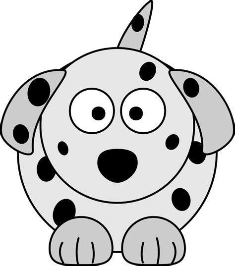 dalmatian cartoon dog openclipart