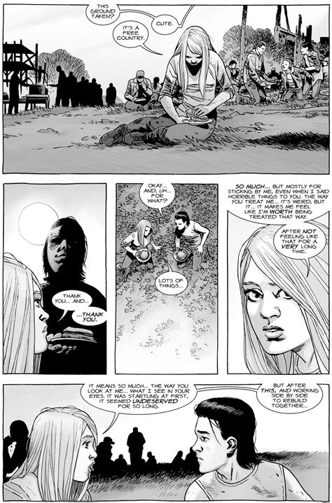 Lydia Falls In Love With Carl Grimes The Walking Dead Comicnewbies