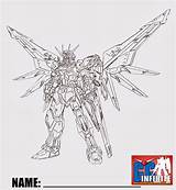 Gundam Build Template Fighters Coloring Guy Pages Sketch Sniper Gm sketch template