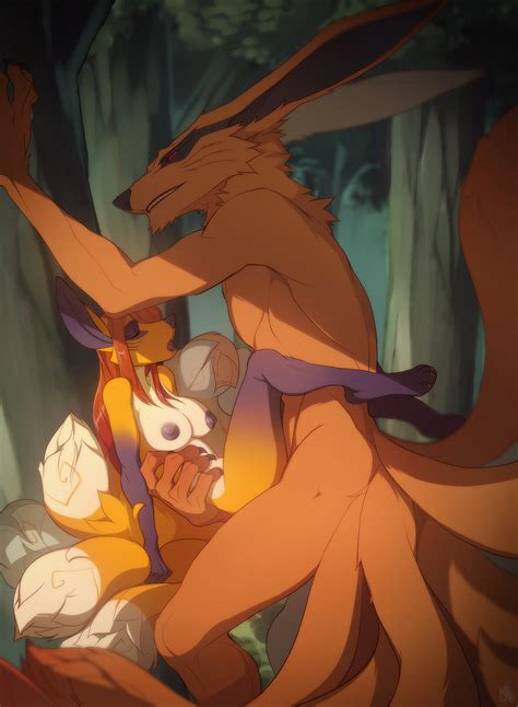 Rule 34 2015 Female Kurama Male Multiple Tails Naruto Patto