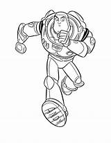 Buzz Lightyear Pages Coloring Color Printable Kids sketch template