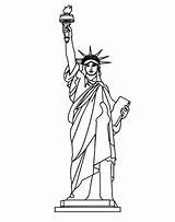 Estatua Freiheitsstatue Libertad Liberdade Tatus sketch template