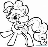 Pony Coloring Pinkie Pie Little Pages Getcolorings Equestria sketch template