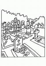 Funeral Coloring Pages Previous sketch template