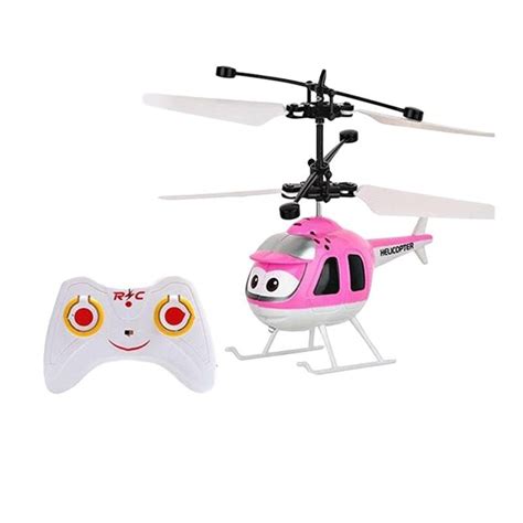 induction flying toys rc helicopter cartoon remote control drone kid plane toy grandado