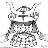 Samurai Helmet Drawing Tattoo Fox Helmets Iron Drawings Boys Tattoos Deviantart Picsmine Styles Attractive Practice sketch template